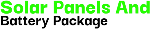 Solar Panels And Battery Package
